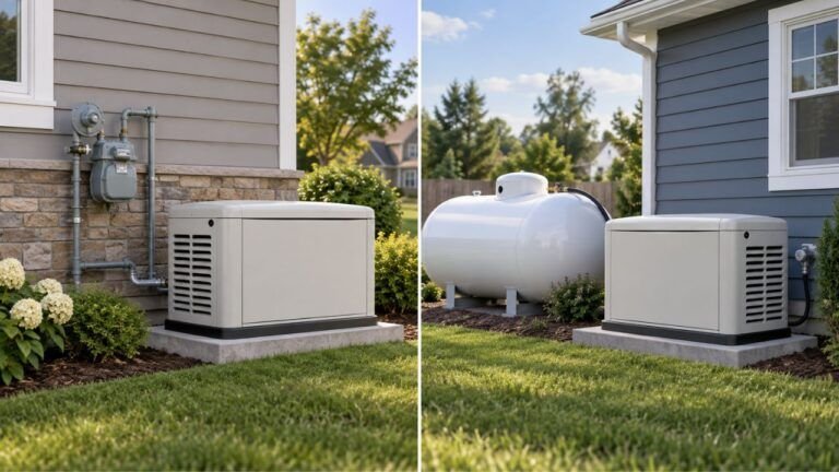 Natural Gas vs Propane Generator for Home Backup