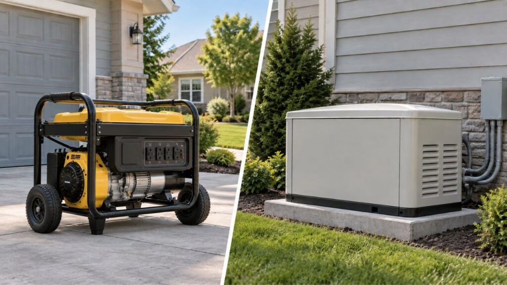Portable Generator vs Standby Generator for Home